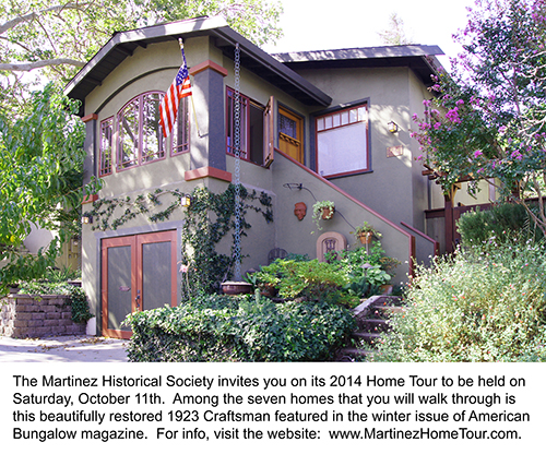 This is a beautiful home in Martinez, California was featured in the Winter 2013 issue of American Bungalow.